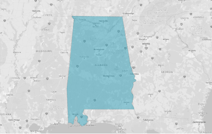 Alabama-map